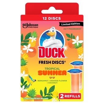 Morrisons Duck fresh disc refills tropical summer offer