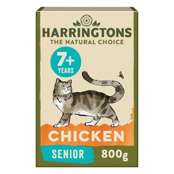 Morrisons Harringtons dry senior cat food chicken offer