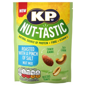 Morrisons Kp nut-tastic pinch of salt nut mix grazing bag offer