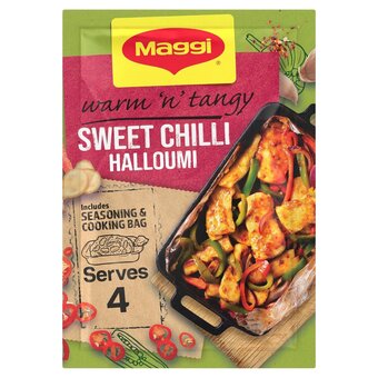 Morrisons Maggi juicy sweet chilli halloumi seasoning offer