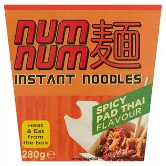 Morrisons Num num spicy pad thai noodles offer
