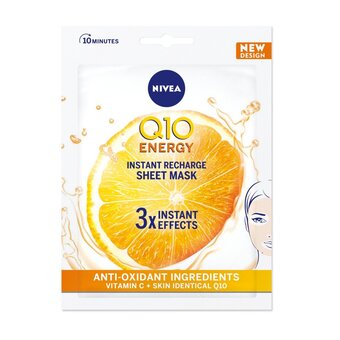 Morrisons Nivea q10 plus c anti-wrinkle + energy 10 minute sheet mask offer