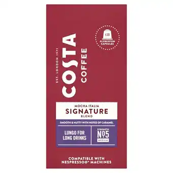 Morrisons Costa mocha italia signature lungo coffee x 30 pods offer