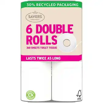 Morrisons Morrisons savers 6 double toilet rolls offer