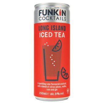 Morrisons Funkin sparkling cocktails long island iced tea offer