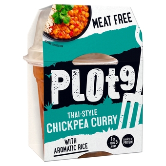 Morrisons Plot 9 thai chickpea curry with aromatic rice offer