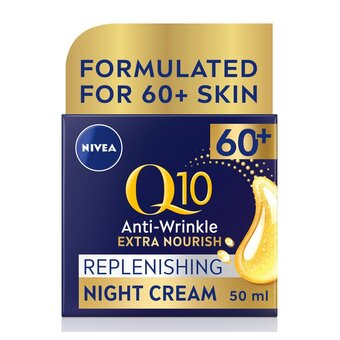 Morrisons Nivea q10 power anti-wrinkle + replenishing 60+ night cream offer