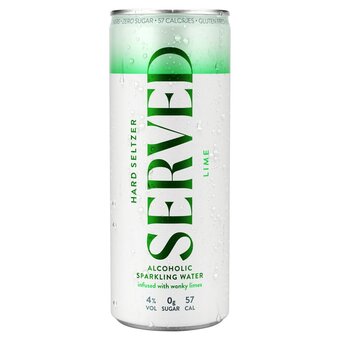 Morrisons Served lime hard seltzer offer