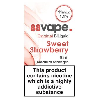 Morrisons 88vape original 11mg sweet strawberry offer