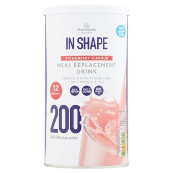Morrisons Morrisons in shape strawberry meal replacement drink offer