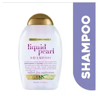 Morrisons Ogx liquid pearl shampoo offer