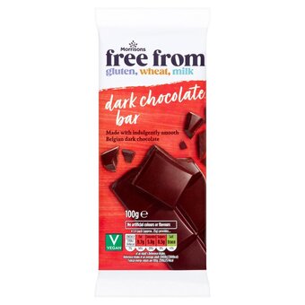 Morrisons Morrisons free from belgian dark chocolate bar offer