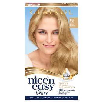 Morrisons Nice 'n easy permanent colour 103 natural light beige blonde hair dye offer