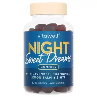 Morrisons Vitawell night sweet dreams gummies offer