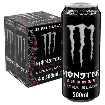 Morrisons Monster ultra black energy drink offer