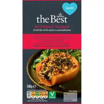 Morrisons Morrisons vegan miso and mushroom stuffed butternut offer
