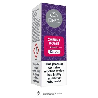 Morrisons Cirro cherry bomb e-liquid 12mg offer