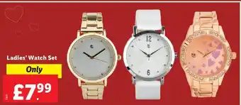 Lidl Ladies' Watch Set offer
