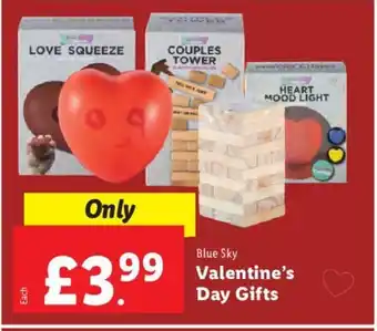 Lidl Blue Sky Valentine's Day Gifts offer