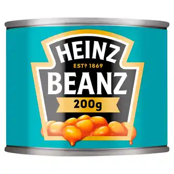 Tesco Heinz baked beans in tomato sauce 200g offer
