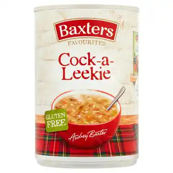 Tesco Baxters favourite cock a leekie soup 400g offer