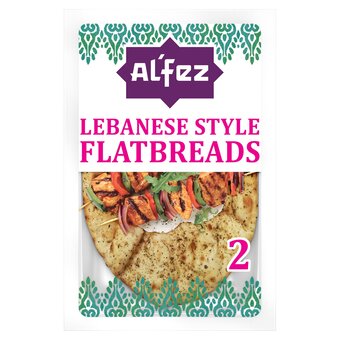 Tesco Al'fez lebanese style flatbreads flame baked 180g offer