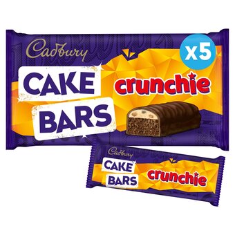 Tesco Cadbury crunchie cake bars 5 pack offer