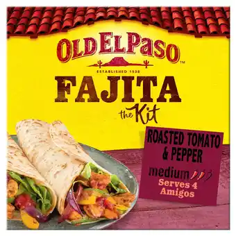 Tesco Old el paso tomato & pepper fajita kit 505g offer