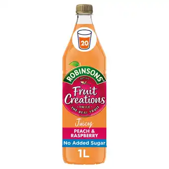 Tesco Robinsons creations peach & raspberry 1l offer