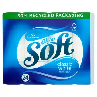 Morrisons Morrisons classic white toilet tissue offer