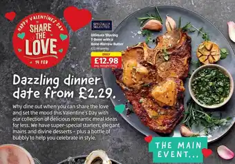 Aldi T-bone with a bone marrow butter offer