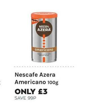 Mace Nescafe Azera Americano offer