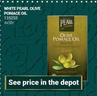 Bestway White pearl olive pomace oil offer