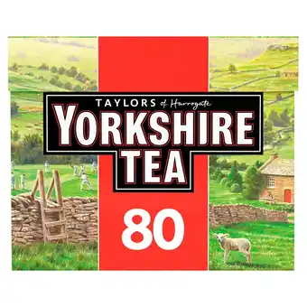 Tesco Yorkshire 80 teabags 250g offer
