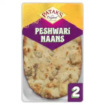 Tesco Patak's flame baked peshwari naan breads 2 pack offer