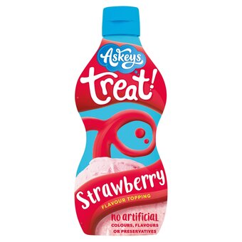 Tesco Askeys treat strawberry sauce 325g offer