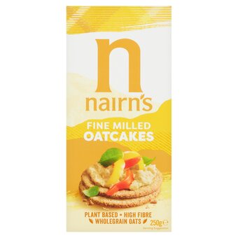 Tesco Nairns fine milled oatcakes 250g offer