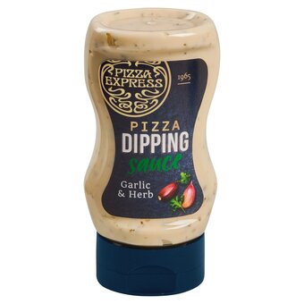 Tesco Pizza express garlic & herb pizza dipping sauce 255g offer