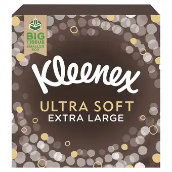 Tesco Kleenex ultra soft extra large facial tissues 40 sheets offer