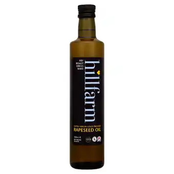 Tesco Hillfarms oil cold pressed rapeseed 500ml offer