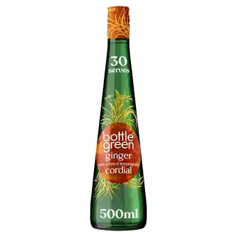 Tesco Bottlegreen ginger & lemongrass cordial 50cl offer