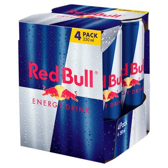 Tesco Red bull energy drink 4 x 250ml offer