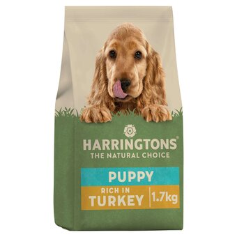 Tesco Harringtons puppy turkey & rice 1.7kg offer