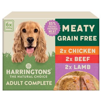 Tesco Harringtons meaty selection box 6x400g offer