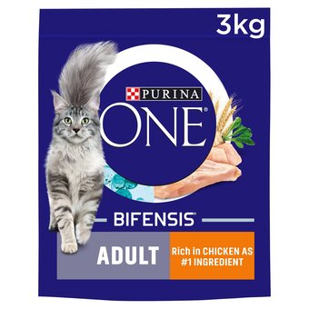 Tesco Purina one cat adult chicken & whole grains 3kg offer