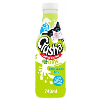 Tesco Crusha limited edition milk shake mix lime flavoured 500ml offer