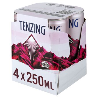 Tesco Tenzing energy drink raspberry & yuzu 4x250ml offer
