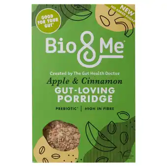 Tesco Bio&me apple & cinnamon prebiotic porridge 400g offer