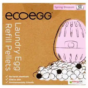 Tesco Ecoegg laundry egg refill pellets spring blossom 50s offer