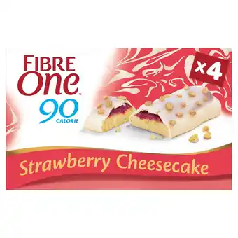Tesco Fibre one strawberry cheesecake bar 4x25g offer